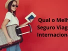 Viajante internacional pronto para embarcar com seguro viagem internacional