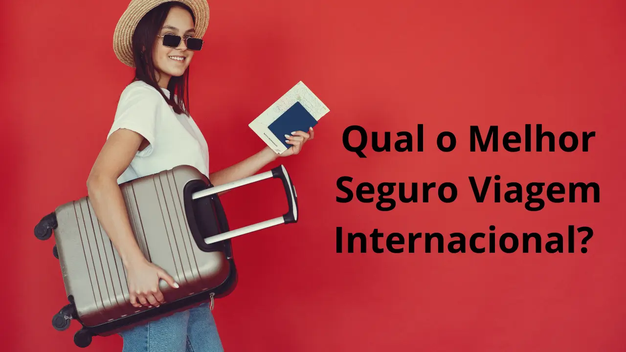 Viajante internacional pronto para embarcar com seguro viagem internacional